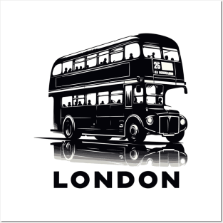 London Bus Posters and Art